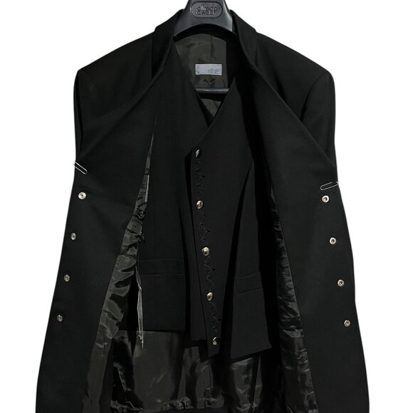 Alfredo Fawzia  Black 3 pcs Suit - Picture 2 of 5